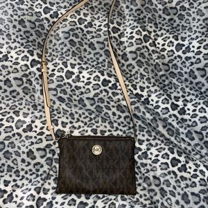 MK Michael Kors Crossbody Satchel Purse Bag